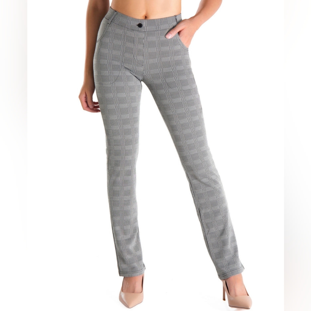 Yogipace Straight Leg Pull-On Yoga Dress Pants